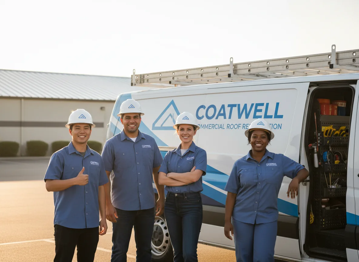 Commercial roof coating company in Cameron, TX